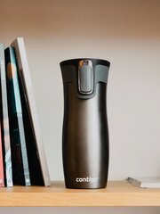 Contigo West Loop 2.0 470ml termokrūžu komplekts - tumši zils matēts + grafīta matēts cena un informācija | Termosi, termokrūzes | 220.lv