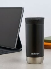 Contigo Huron 2.0 470 ml termiskā kafijas krūze - Melna cena un informācija | Termosi, termokrūzes | 220.lv