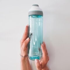 Contigo Cortland 720 ml ūdens pudele - Pelēks nefrīts/balts цена и информация | Фляги для воды | 220.lv