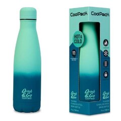 CoolPack termo pudele 500ml, Zila lagūna cena un informācija | Ūdens pudeles | 220.lv