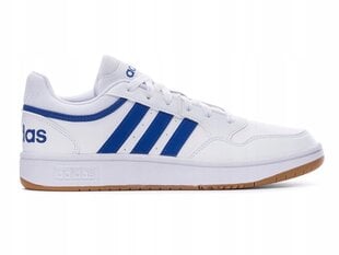 ADIDAS HOPS A IZMANĪBU Apavi GY5435 white-blue 47.3 cena un informācija | Vīriešu kurpes, zābaki | 220.lv