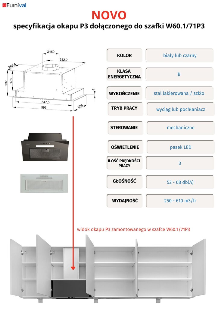 NOVO DPRP110X65 apakšējā stūra virtuves skapis 110x65 cm hikora ozols cena un informācija | Virtuves skapīši | 220.lv