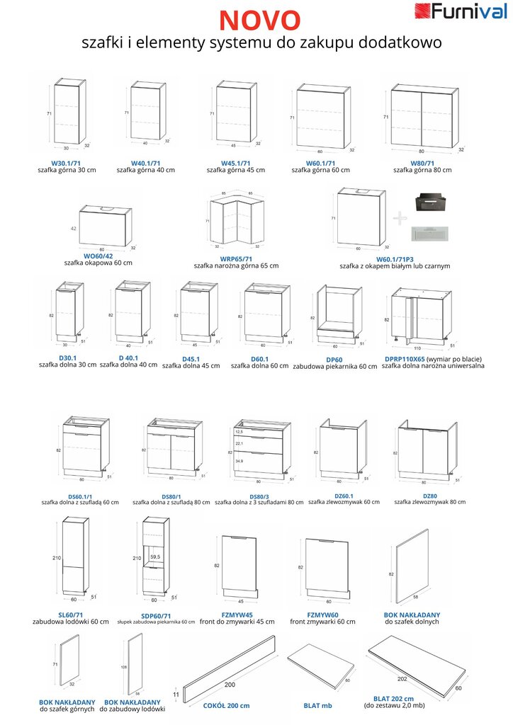 NOVO DPRP110X65 apakšējā stūra virtuves skapis 110x65 cm hikora ozols cena un informācija | Virtuves skapīši | 220.lv