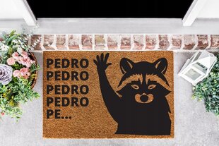 Придверный коврик IĆ Pedro Racoon Коричневый 40x60см цена и информация | Придверные коврики | 220.lv