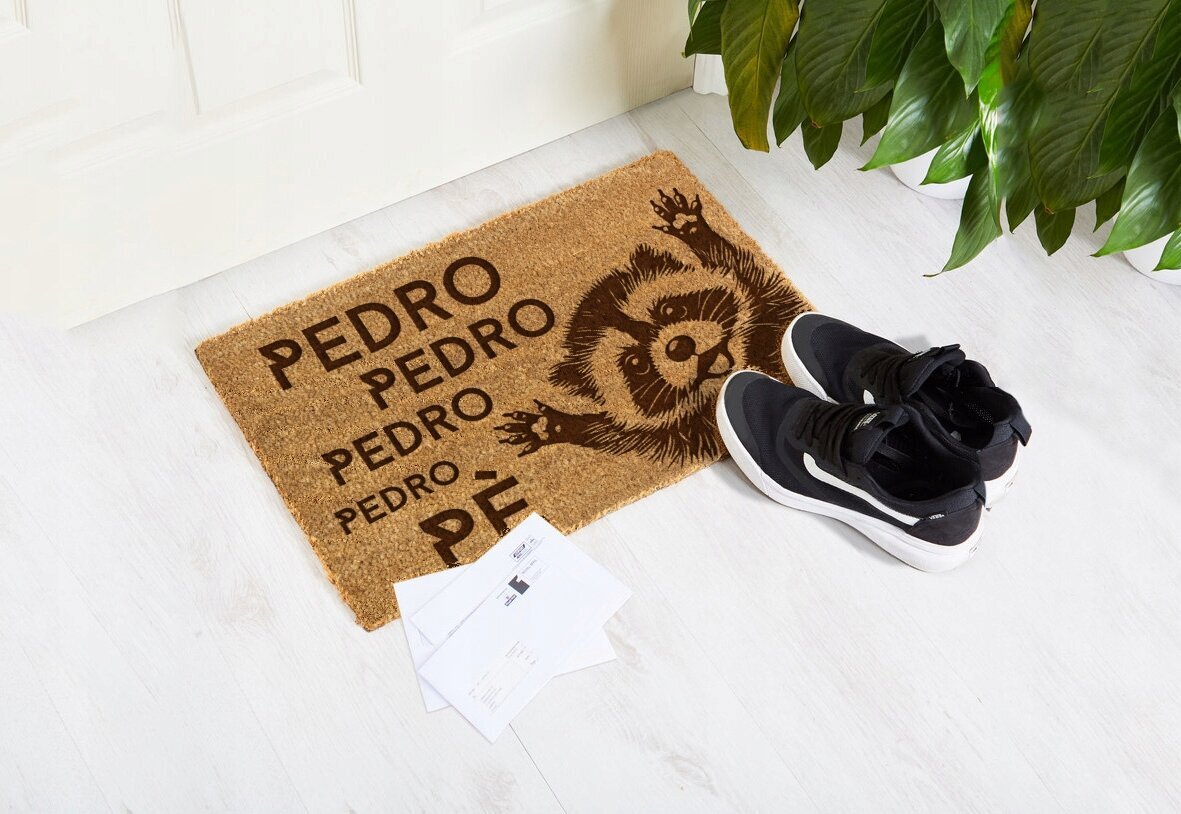 IĆ kājslauķis Pedro Pe Raccoon Coconut Brown 40x60cm cena un informācija | Kājslauķi | 220.lv