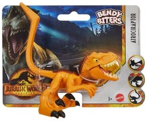 Mattel Jurassic World Bendy Biters Атроцираптор цена и информация | Игрушки для мальчиков | 220.lv