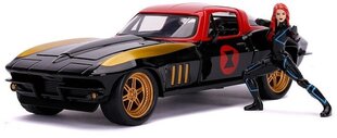 Jada Marvel Avengers Corvette 1966 Chevy 1:24 цена и информация | Игрушки для мальчиков | 220.lv