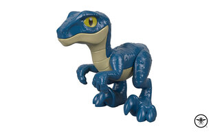 Imaginext Jurassic World Raptora dinozaurs, 8cm, zils cena un informācija | Rotaļlietas zēniem | 220.lv