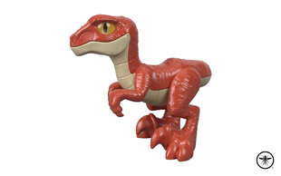 Imaginext Juras laikmeta pasaules mazulis Dino Raptors, sarkans, 7cm cena un informācija | Rotaļlietas zēniem | 220.lv