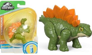 Imaginext Juras laikmeta pasaules Stegozaurs, 8cm, zaļš cena un informācija | Rotaļlietas zēniem | 220.lv