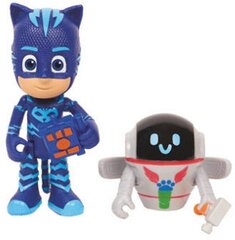 PJ Masks Pyjamers Catboy un PJ Robo figūriņas, 2 gab. cena un informācija | Rotaļlietas zēniem | 220.lv