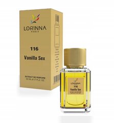 Parfimērijas ūdens Lorinna 116 Sexy Vanilla EDP vīriešiem/sievietēm, 50 ml cena un informācija | Sieviešu smaržas | 220.lv