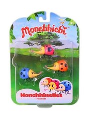 Monchhichi Monchhinelles figūriņas, 3 gab., 4cm cena un informācija | Rotaļlietas zēniem | 220.lv