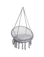 Плетеные подвесные качели Maverick, 80 см + подушка цена и информация | Детские качели | 220.lv
