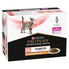 Purina Pro Plan Veterinary Diets DM St/Ox Diabetes Management ar vistu, 10x85 g cena un informācija | Konservi kaķiem | 220.lv