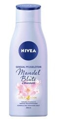 Ķermeņa losjons Nivea Sensual Almond Blossom & Almond Oil Lotion, 200 ml cena un informācija | Ķermeņa krēmi, losjoni | 220.lv