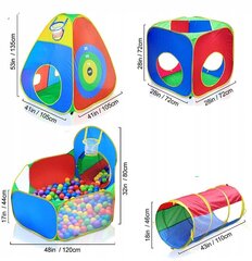 Bērnu telts Tunnel Handloteka cena un informācija | Bērnu rotaļu laukumi, mājiņas | 220.lv