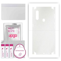 apgo uzlīmju plēves folijas vinils mugurai + sāniem saderīgs ar Oppo A31, Full Body Wrap, izturīgs pret skrāpējumiem, viegli uzstādāms - Matēts caurspīdīgs цена и информация | Защитные пленки для телефонов | 220.lv