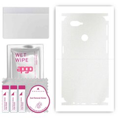 apgo uzlīmju plēves folijas vinils mugurai + sāniem saderīgs ar Oppo A12, Full Body Wrap, izturīgs pret skrāpējumiem, viegli uzstādāms - Matēts caurspīdīgs cena un informācija | Ekrāna aizsargstikli | 220.lv