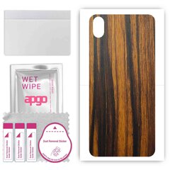 apgo uzlīmju plēves folijas vinils aizmugurei saderīgs ar Xiaomi Redmi 7A, Wrap, izturīgs pret skrāpējumiem, viegli uzstādāms - Tigerwood cena un informācija | Ekrāna aizsargstikli | 220.lv