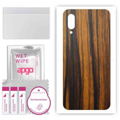 apgo uzlīmju plēves folijas vinils aizmugurei saderīgs ar Blackview BV6100, Wrap, izturīgs pret skrāpējumiem, viegli uzstādāms - Tigerwood cena un informācija | Ekrāna aizsargstikli | 220.lv