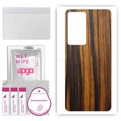 apgo uzlīmju plēves folijas vinils aizmugurei saderīgs ar Xiaomi Redmi K50 Pro, Wrap, izturīgs pret skrāpējumiem, viegli uzstādāms - Tigerwood cena un informācija | Ekrāna aizsargstikli | 220.lv