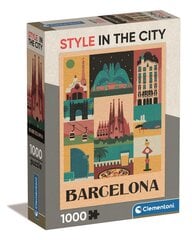 Puzle Clementoni Compact Barcelona 39847, 1000 gab cena un informācija | Puzles, 3D puzles | 220.lv