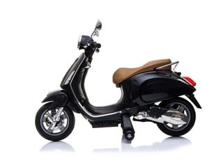 Bērnu akumulatora motorollers Super Toys Vespa Primavera CT-728, melns cena un informācija | Bērnu elektroauto | 220.lv