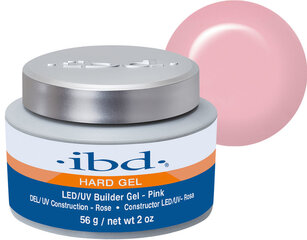 Nagu gels IBD Hard Builder Gel LED/UV, Pink, 56 g cena un informācija | Nagu kopšanas piederumi | 220.lv