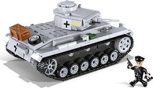 Сборная модель Малая армия Panzer III Ausf.E Cobi, 2523, 470 деталей цена и информация | Конструкторы и кубики | 220.lv