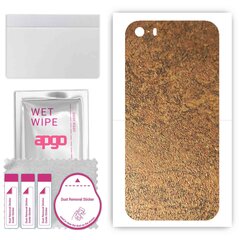 apgo uzlīmju plēves folijas vinils aizmugurei saderīgs ar Apple iPhone 5s, Wrap, izturīgs pret skrāpējumiem, viegli uzstādāms - Sarūsējis varš цена и информация | Защитные пленки для телефонов | 220.lv