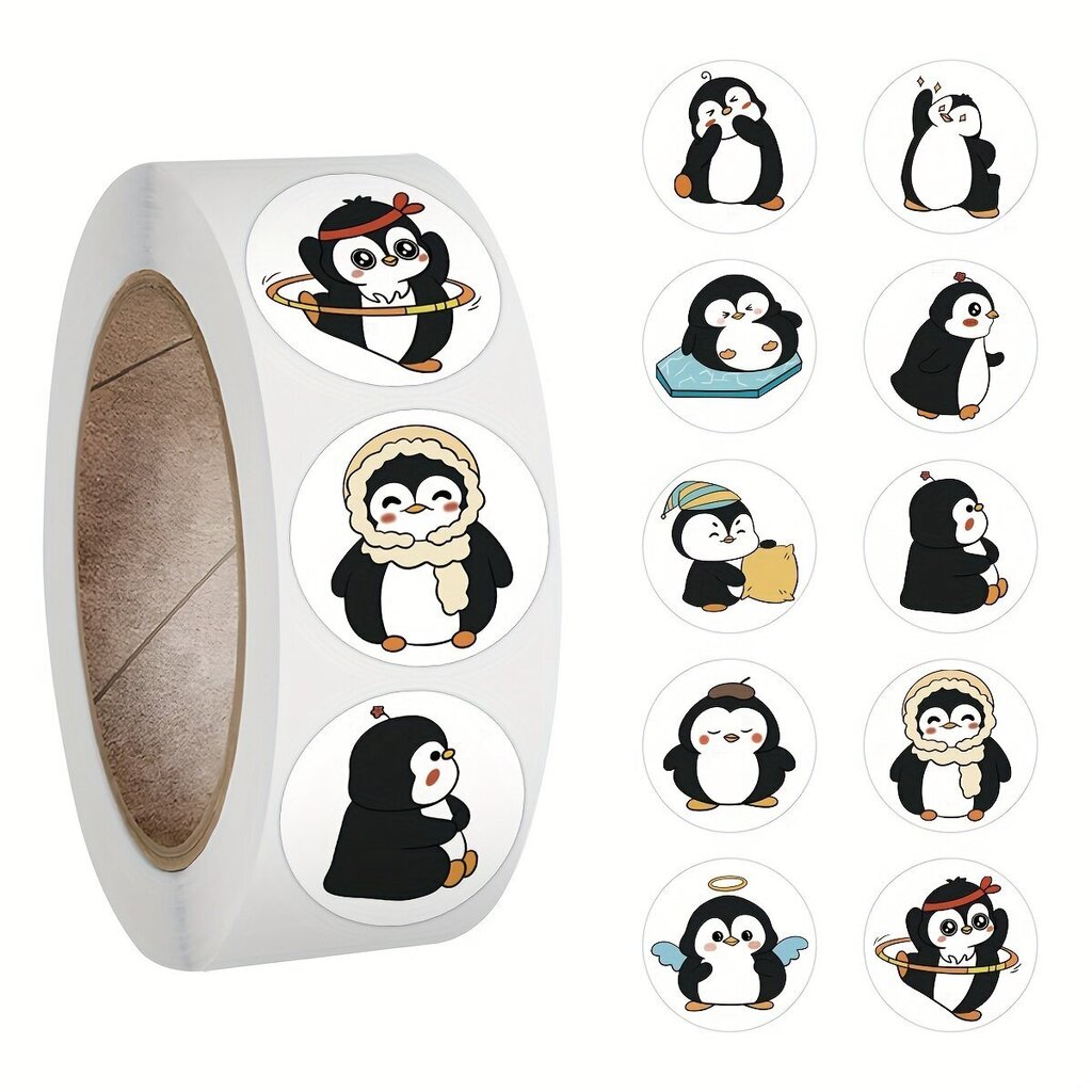 Dekoratīvo uzlīmju komplekts Pingvīns цена и информация | Dekoratīvās uzlīmes | 220.lv