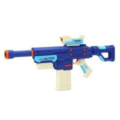 Uzpildāma ūdens pistole Lean Toys, M416, zila, 500ml цена и информация | Игрушки для песка, воды, пляжа | 220.lv