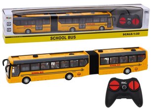 Tālvadības pults skolas autobuss Lean Toys , dzeltens, 37x5x4 cm cena un informācija | Rotaļlietas zēniem | 220.lv
