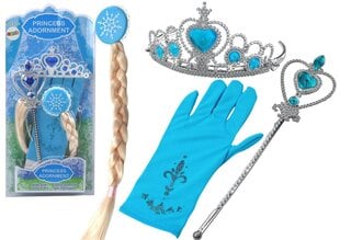 Princeses komplekts, zils cena un informācija | Karnevāla kostīmi, maskas un parūkas | 220.lv