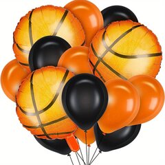 Basketbola baloni, oranži, 13 gab. cena un informācija | Baloni | 220.lv