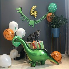 Folijas balons Dinozaurs, zaļš, 1 gab. cena un informācija | Baloni | 220.lv