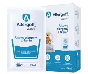 Allergoff Wash kapsulas, kas neitralizē alergēnus, 6 x 20ml cena un informācija | Veļas mazgāšanas līdzekļi | 220.lv