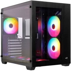 Aerocool Dryft V1 FRGB Black ACCM-ES01063.11 cena un informācija | Datoru korpusi | 220.lv