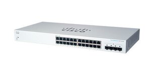 Cisco CBS220-24T-4G Managed L2 10/100/1000 Power over Ethernet PoE 1U White цена и информация | Коммутаторы (Switch) | 220.lv