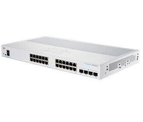 Cisco CBS250-24T-4G-EU L2/L3 Gigabit Ethernet 10/100/1000 Silver cena un informācija | Komutatori (Switch) | 220.lv