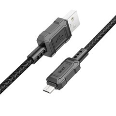 Hoco Leader X94, USB-Micro USB, 1 m cena un informācija | Kabeļi un vadi | 220.lv