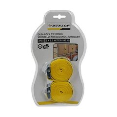 Stiprinājuma siksna Dunlop 100 kg 2,5 m (2 gb.) cena un informācija | Stiprinājumi | 220.lv