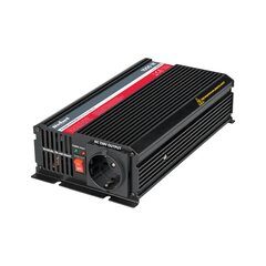 инвертор rebel 12v/230v 1000w цена и информация | Преобразователи напряжения | 220.lv