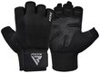 RDX W1H Gym Workout Gloves - Treeningkindad cena un informācija | Sporta cimdi | 220.lv