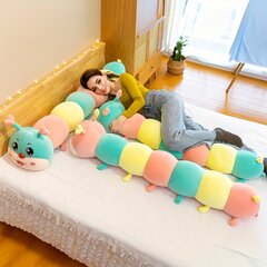 'Длинная полосатая подушка Caterpillar Love Bear, подарок на день рождения' цена и информация | Декоративные подушки и наволочки | 220.lv