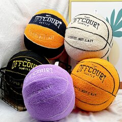 '6 stilu burvīgs basketbola spilvens mīksts basketbola pildījums rotaļlietas simulācija basketbola plīša rotaļlietas bumbiņu plīša lelle mīksta bumba plīša lieliska dāvana draugiem mīksts snaudiens spilvens metiena spilvens' cena un informācija | Dekoratīvie spilveni un spilvendrānas | 220.lv