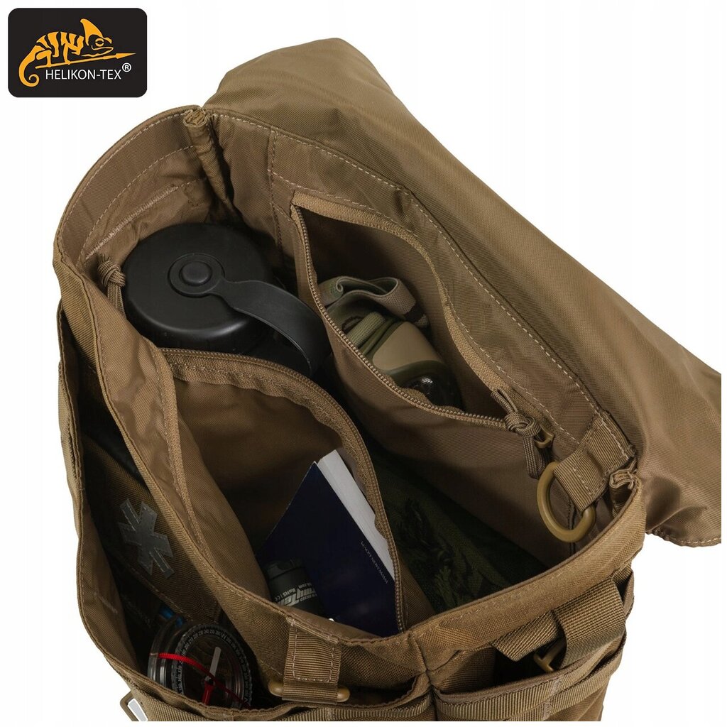 Plecu soma, HELIKON- TEX, BUSHCRAFT HAVERSACK, Coyote, 8 l cena un informācija | Sporta somas un mugursomas | 220.lv