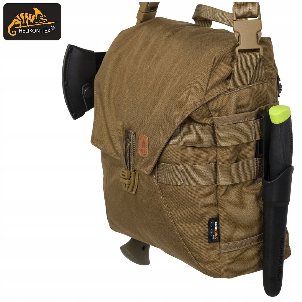 Plecu soma, HELIKON- TEX, BUSHCRAFT HAVERSACK, Coyote, 8 l cena un informācija | Sporta somas un mugursomas | 220.lv