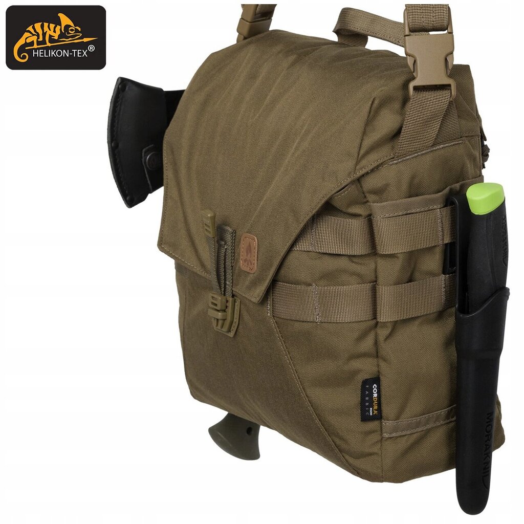 Plecu soma, HELIKON- TEX, BUSHCRAFT HAVERSACK, Adaptive Green, 8 l cena un informācija | Sporta somas un mugursomas | 220.lv